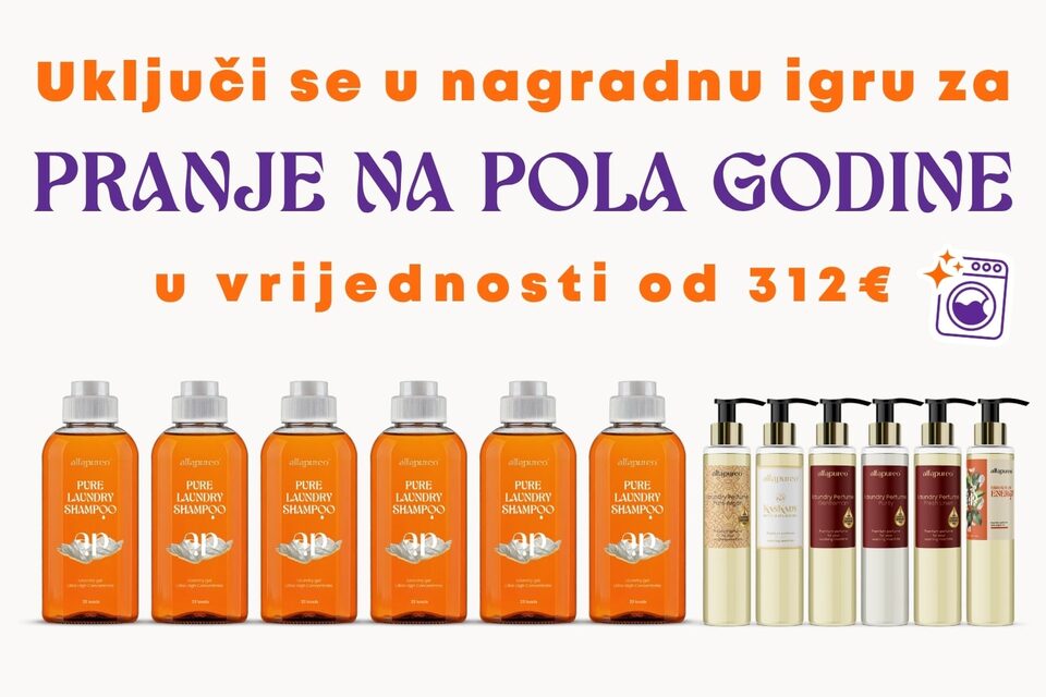 Uključi se u nagradnu igru za pranje na pola godine u vrijednosti od 312 €